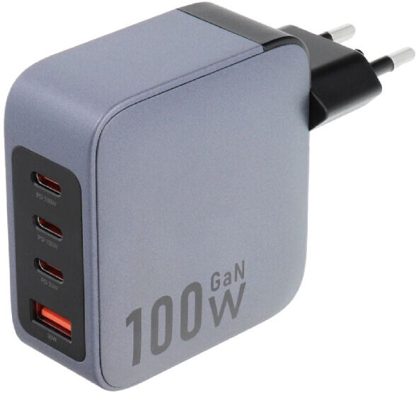 CARREGADOR FORCELL 100W GAN 4PORT QC