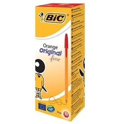 Kugelschreiber Fein BIC Orange Rot