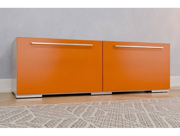 TV-Möbel nach Maß - RAL 2000 Gelborange - 43x130x52cm - Individuell konfigurieren