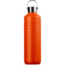 LE CREUSET Trinkflasche Ofenrot 1L ON THE GO - B/H/T ca. 8.80x33.10x8.80