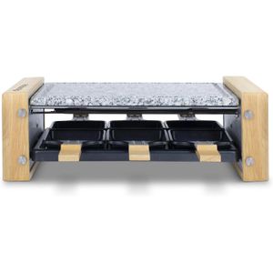 H.Koenig Raclette-Grill WOD6, für 6 Personen, 900 Watt, mit Natursteinplatte