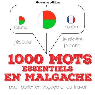 1000 mots essentiels en malgache - JM Gardner, Audio, 9782821117181