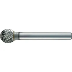 Frässtift KUD D.3mm Kopf-L.2,5mm Schaft-D.3mm HM Verz.Kreuz TECWERK