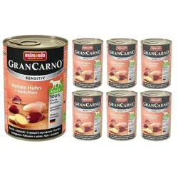 Animonda Dog GranCarno Sensitiv Adult Reines Huhn und Kartoffeln 6x400g