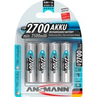 2700mAh, Akku silber, 4x AA (Mignon)