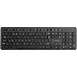 eSTUFF G220 kabellose Tastatur - QWERTY UK - schwarz