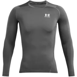 UNDER ARMOUR HeatGear Armour langarm Funktionsshirt Herren 025 - castlerock/white XL