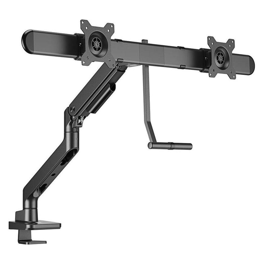 ACT Dual monitor arm office premium, with gas spring, crossbar (Tisch, 32", 9 kg) (AC8344)