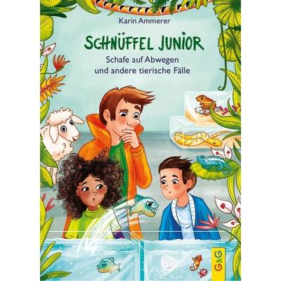 Schnüffel Junior – Schafe auf Abwegen und andere tierische Fälle, Gebundene Ausgabe von Karin Ammerer, G&G Verlag, Kinder- und Jugendbuch,