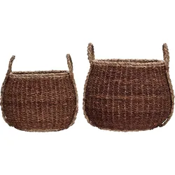 Rangi Aufbewahrungskörbe, braun, 2 St.