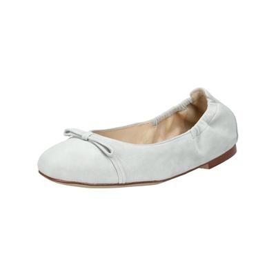 Ballerina HÖGL "Högl Ballerinas Leder", Damen, Gr. 38, hellblau, Leder, Schuhe Ballerina