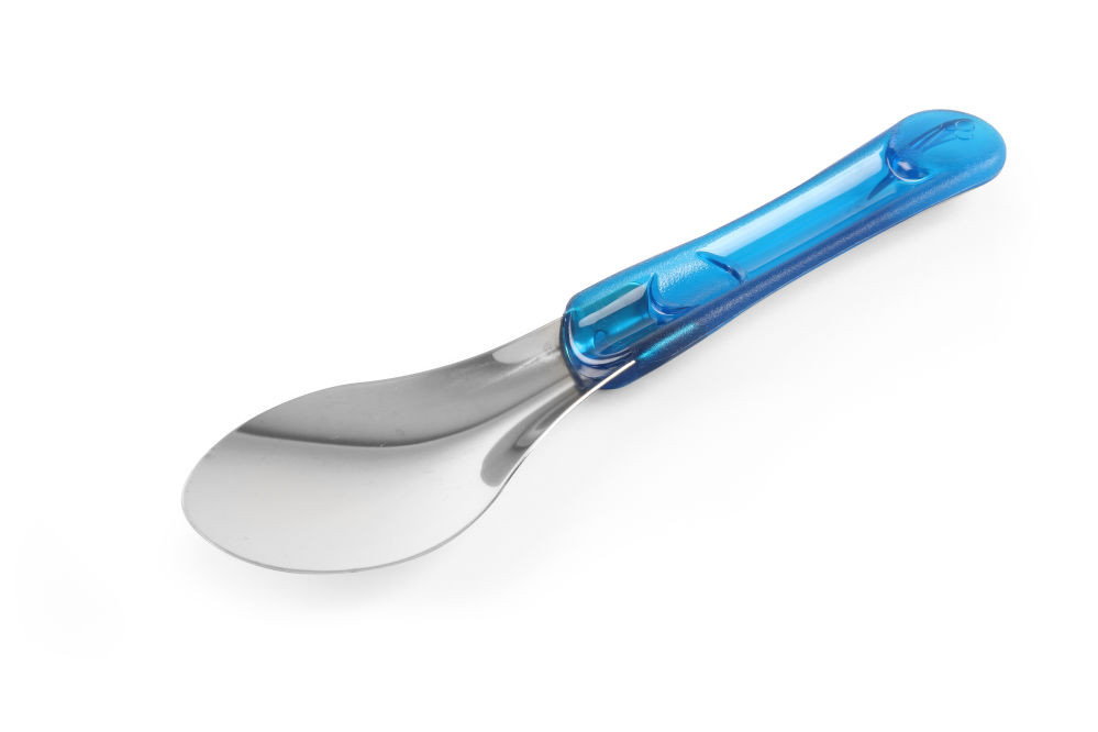 HENDI IJsspatel blauw, 260 mm, roestvrij staal met Tritan handgreep