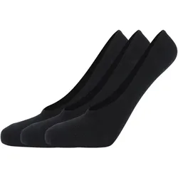 3er Pack ENDURANCE Coter Quick Dry Füßlinge Damen 1001 - black 35-38