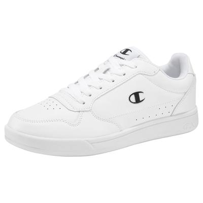 Sneaker CHAMPION "NEW COURT", Damen, Gr. 38, weiß, Synthetik, unifarben, Schuhe Sneaker