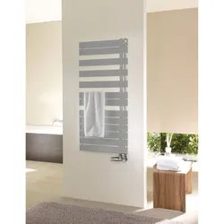 Zehnder Design-Heizkörper Roda Spa Asym, links, 805x65x550 mm, Light Grey