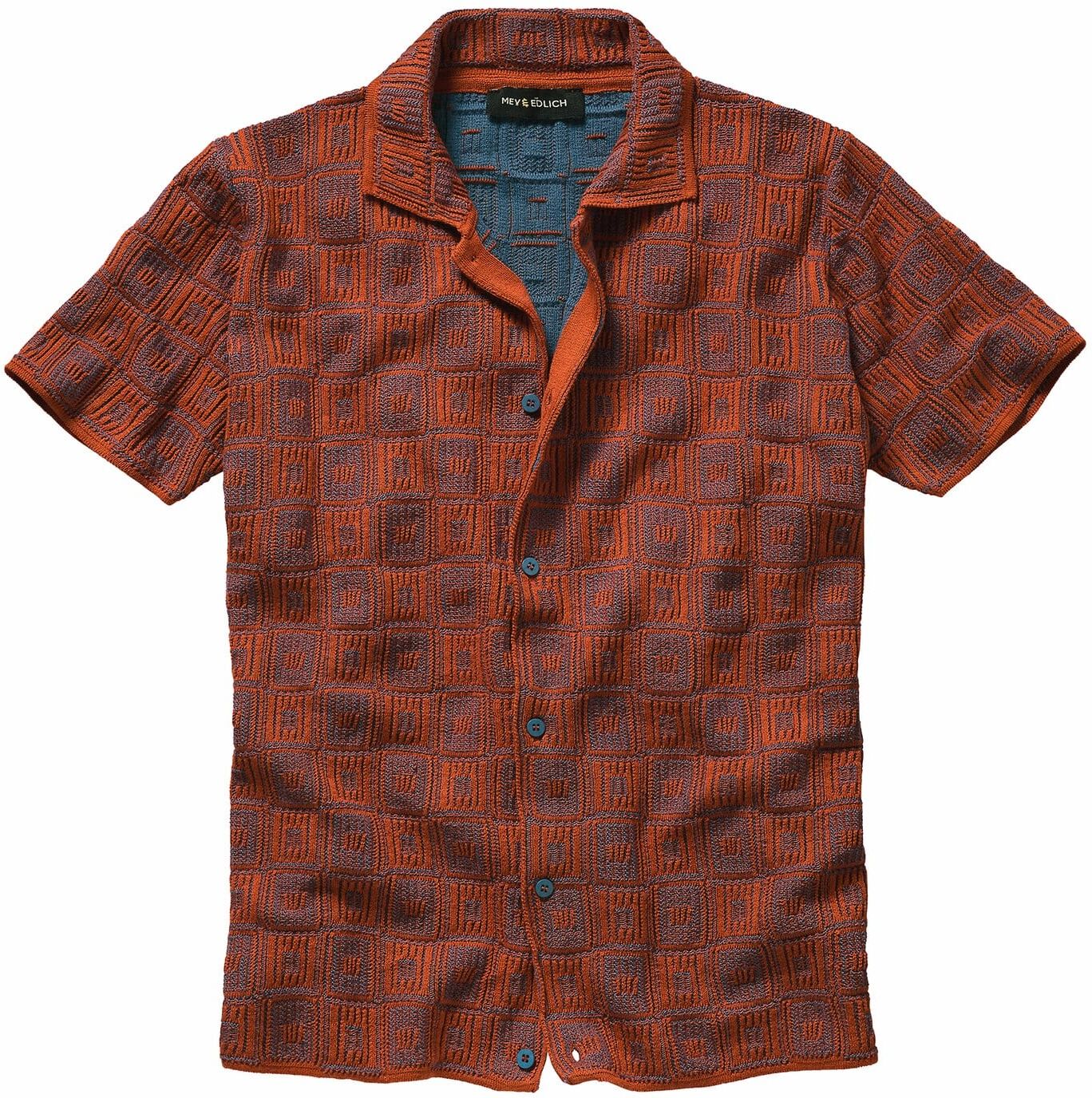 Mey & Edlich Relief-Polo Rot 46