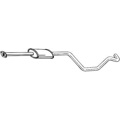 Bosal Mittelschalldämpfer [Hersteller-Nr. 284-617] für Opel, Vauxhall