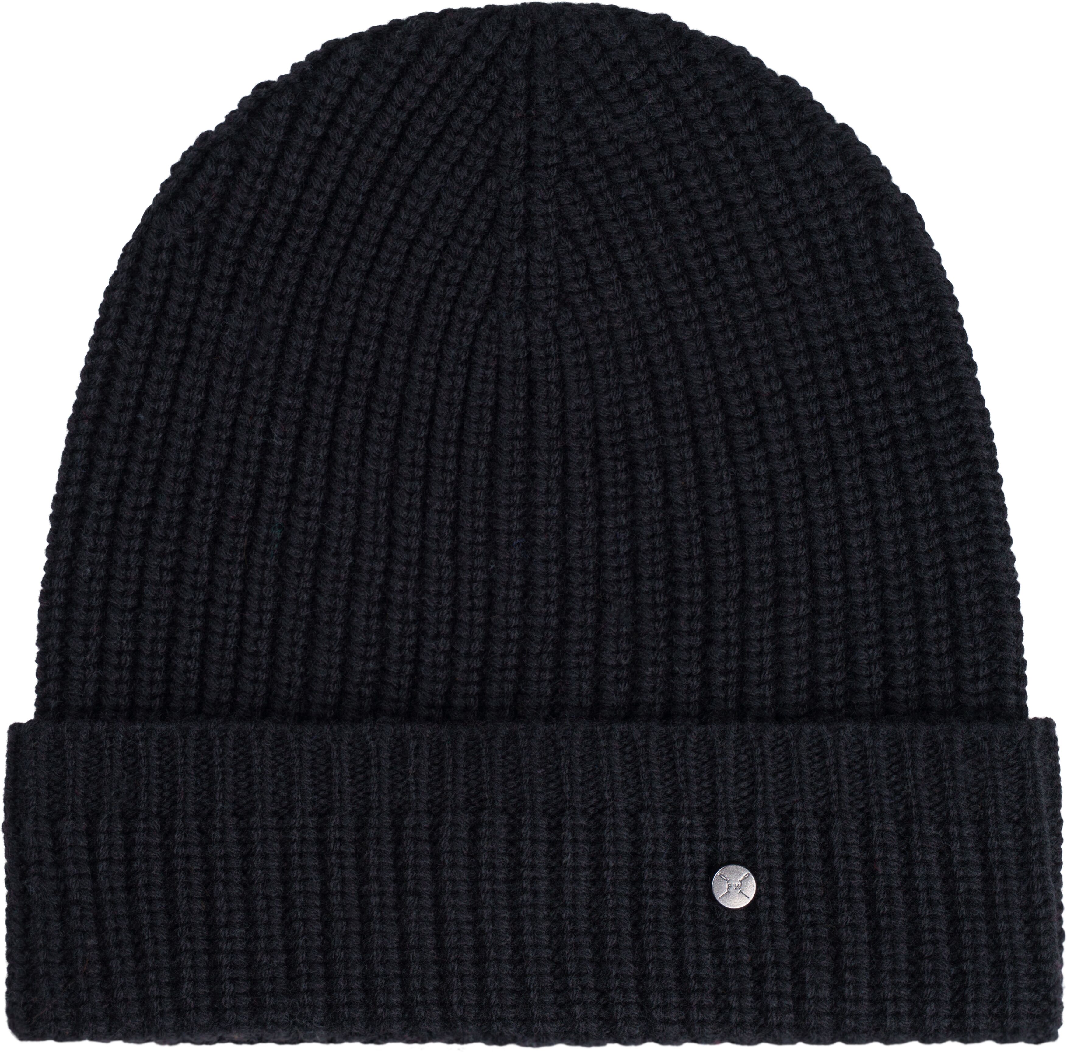 Strickmütze PEARLWOOD "LIV", Damen, schwarz, Wolle, Mützen Strickmütze, schlichtes Design - lässt sich vielseitig kombinieren schwarz Einheitsgröße
