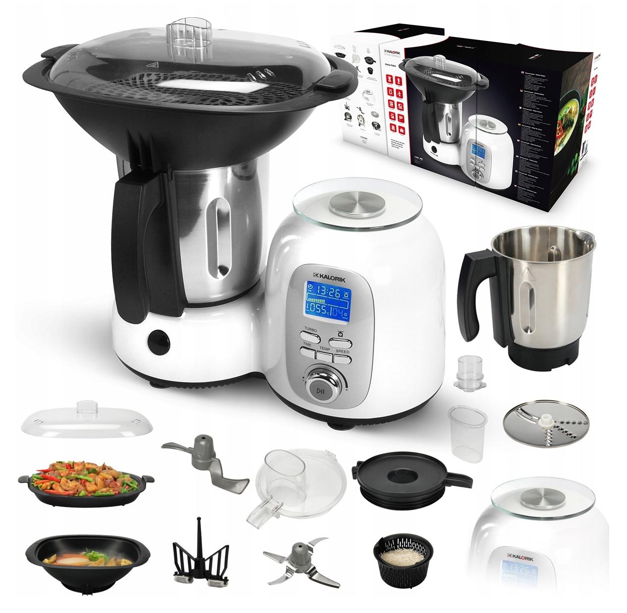 Multifunktionale Küchenmaschine Efbe-Schott 12-in-1 1500W: Mixer, Dampfgarer, Waage