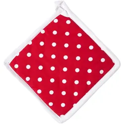 TOPFLAPPEN Polka Dots 20/20 cm, Baumwolle wattiert