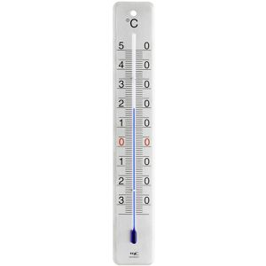 TFA Thermometer 12.2046.61, analoge Skala, -35 bis 50°C, für innen & außen, gebürstet Edelstahl
