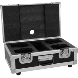ROADINGER Flightcase 4x AKKU Dot 1 RGB/WW QuickDMX