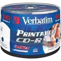 CD-R 700 MB, CD-Rohlinge 52fach, 50 Stück