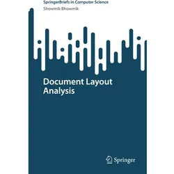 Document Layout Analysis, Fachbücher von Showmik Bhowmik