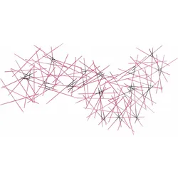 WANDDEKO Pink 111/64 cm