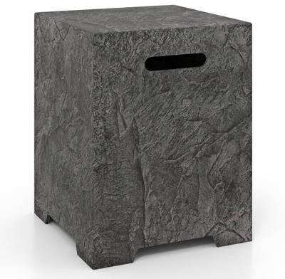 Costway Propane Tank Cover Table Outdoor Gas Tank Storage Hideaway Cover