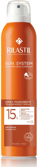 Rilastil Sun System Trasparent Spray SPF15 200 ml