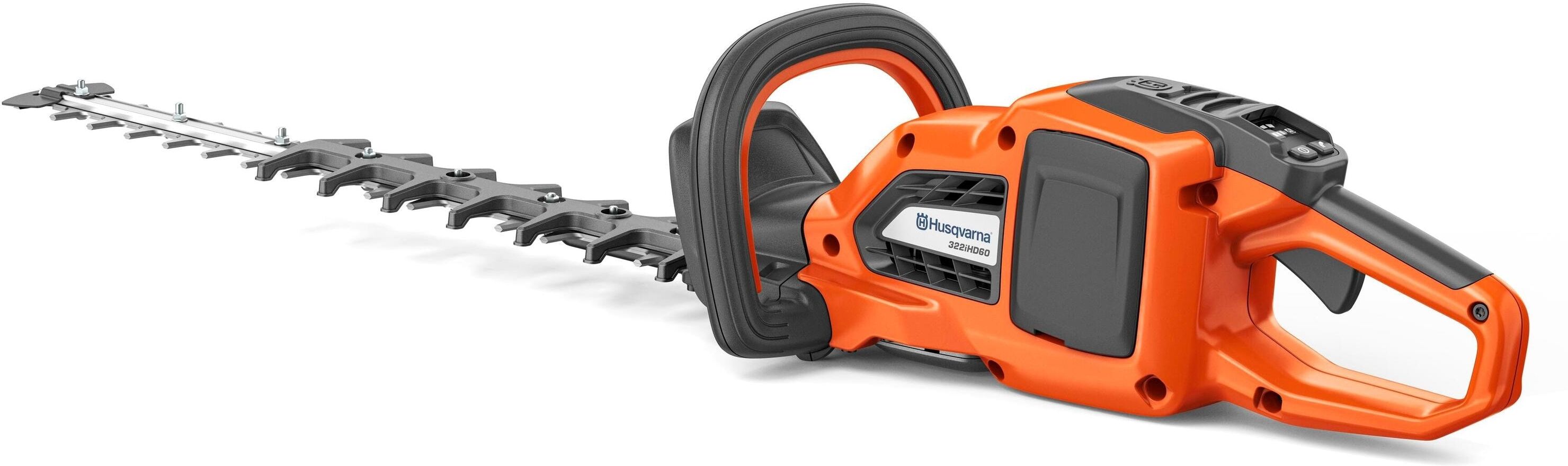 Akku-Heckenschere HUSQVARNA "322iHD60, Solo", orange (bunt), Gartenscheren-Maschinen, Akku-Heckenschere bunt Einheitsgröße