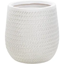 BLUMENTOPF cremeweiß rund 27/27/32 cm Livadia