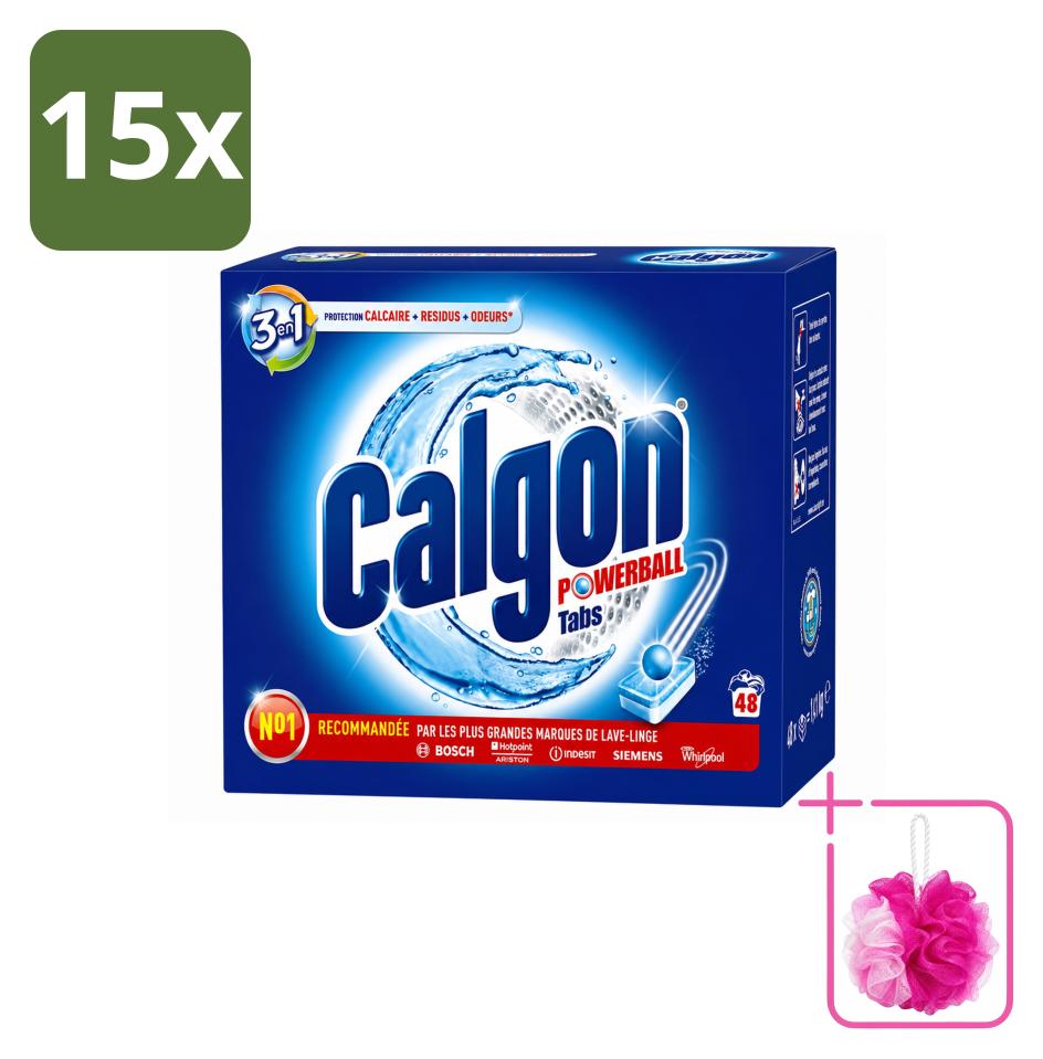 15 x Calgon 3-in-1 Wasserenthärter-Tabletten - Sparpackung - 15 Stücke