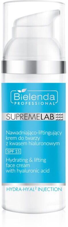 Bielenda Professional Supremelab Hydra-Hyal2 Injection 1,5% Liftingcrem mit Hyaluronsäure SPF 15 50 ml