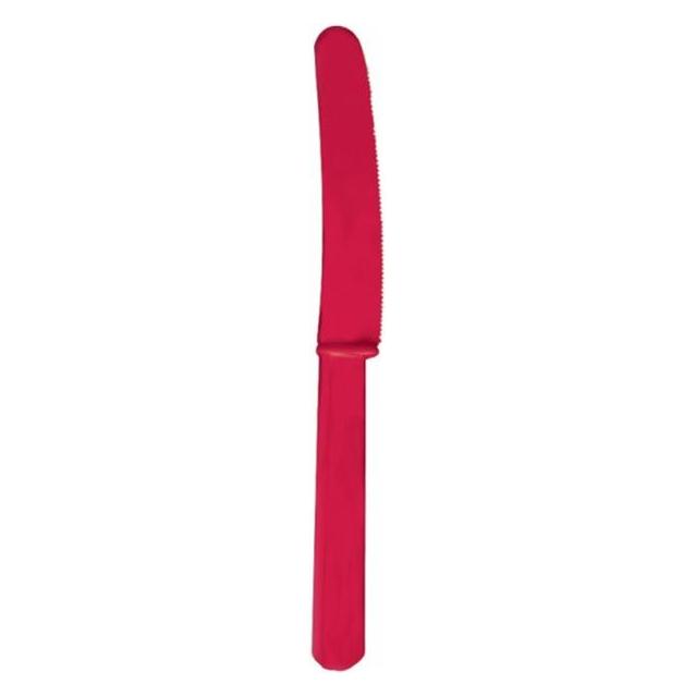 Amscan 10 Kunststoff-Messer rot (10 Stk.) (728.55228940)