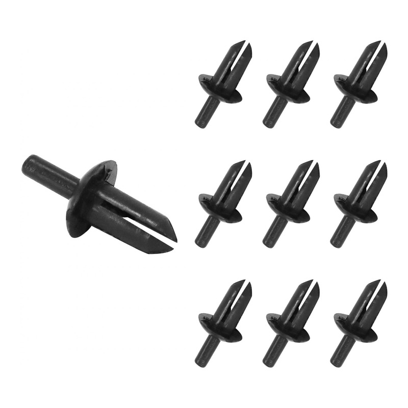 1Tek Origine Lot de 10 agrafes plastique Ø5