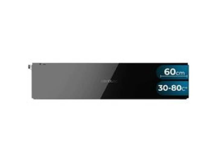 Cecotec Tiroir Chauffe Bolero Hexa WD Glass Black. Chauffe-Vaisselle intégré 60cm Puissance maximale température réglable de