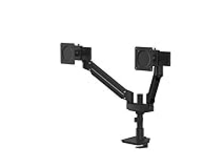 Bras de moniteur compact double (montage supérieur) – Blanc Fellowes