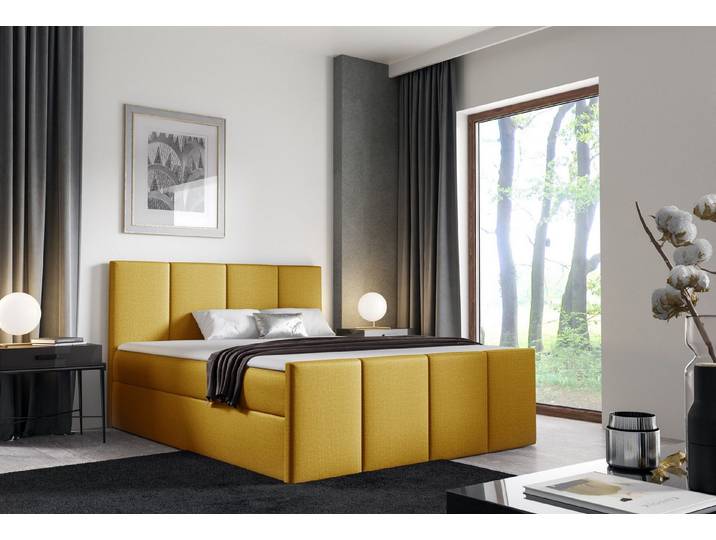 MF Design Boxspringbett Boxspringbett LARS mit Bettkasten und Federautomatik, Vorhanden
