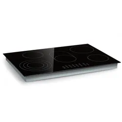 Klarstein Virtuosa Roast Einbaukochfeld 5 Zonen 8500W Glaskeramik Schwarz