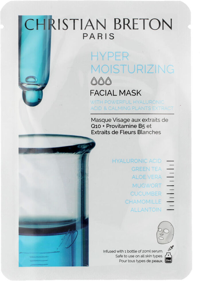 Christian Breton Hyper Moisturizing Facial Patches Masks 3 pcs