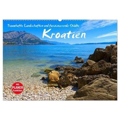 Kroatien - Traumhafte Landschaften und faszinierende Städte (Wandkalender 2027 DIN A2 quer), CALVENDO Monatskalender