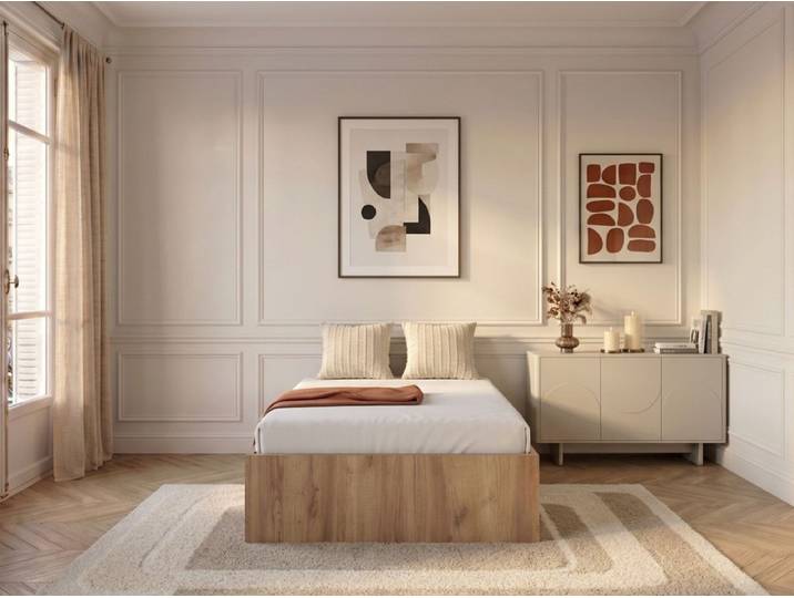 Sommier coffre NIRA rangement XL 90x190