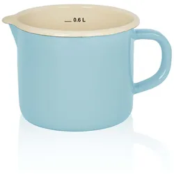 Karl Krüger Emaillierter Milchtopf Sylt, 10 cm