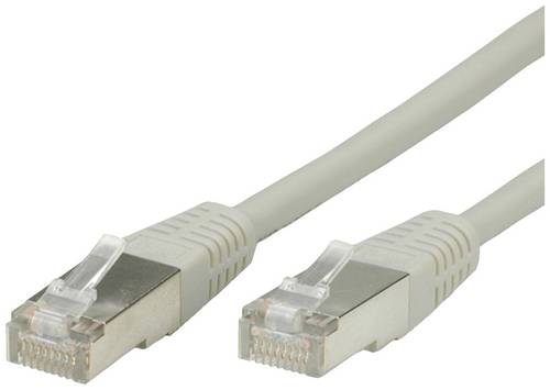 Value 21.99.0800 RJ45 Patchkabel CAT 6 S/FTP 0.50m Grau