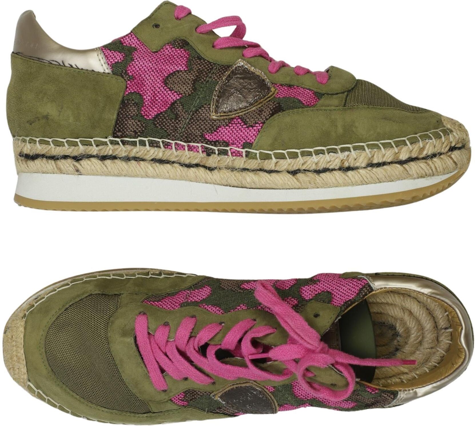 Philippe Model Damen Halbschuh, Mehrfarbig, Gr. EU 41, Leder - Second Hand