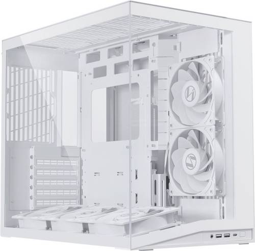Lian Li O11 Dynamic Mini V2 Flow Mini-Tower Gehäuse, PC-Gehäuse, Gaming-Gehäuse Weiß