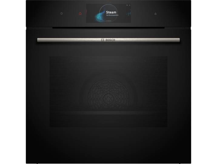 BOSCH Dampfbackofen Serie 8 HSG7384B2, mit Teleskopauszug nachrüstbar