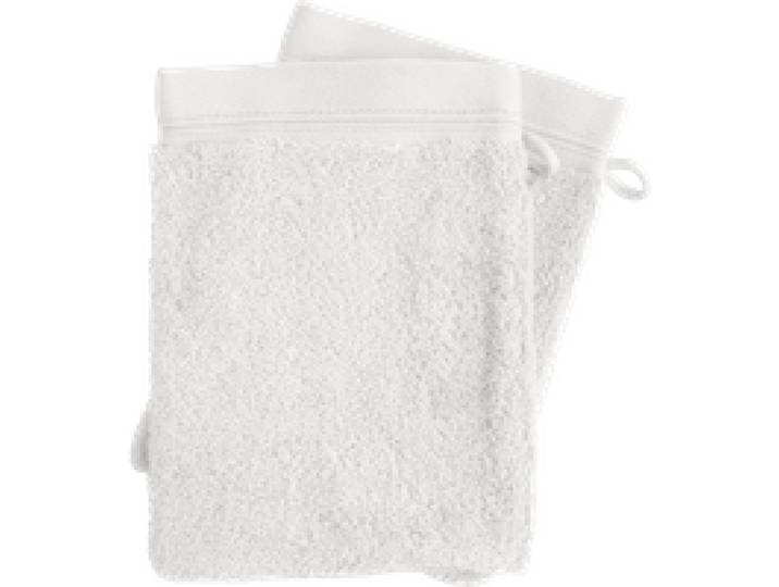 Lot de 2 gants de toilette coton Naïa
